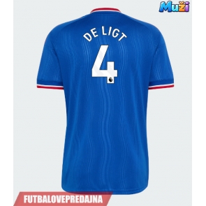 Lacne Muži Futbalové dres Manchester United Matthijs de Ligt #4 2026-27 Krátky Rukáv - Preč
